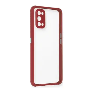 Realme 7 Pro Kılıf Miami Şeffaf Silikon - Fuşya