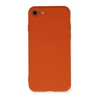 iPhone 7 Kılıf Nano içi Kadife Silikon - Kırmızı
