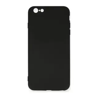 iPhone 6 Plus Kılıf Nano içi Kadife Silikon - Siyah