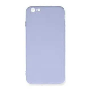 iPhone 6 Plus Kılıf Nano içi Kadife Silikon - Lila