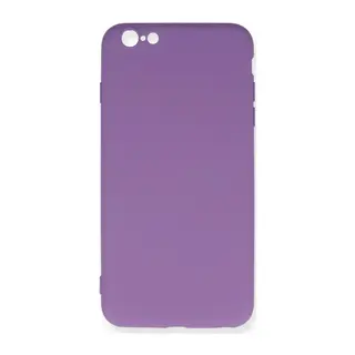 iPhone 6 Plus Kılıf Nano içi Kadife Silikon - Mor
