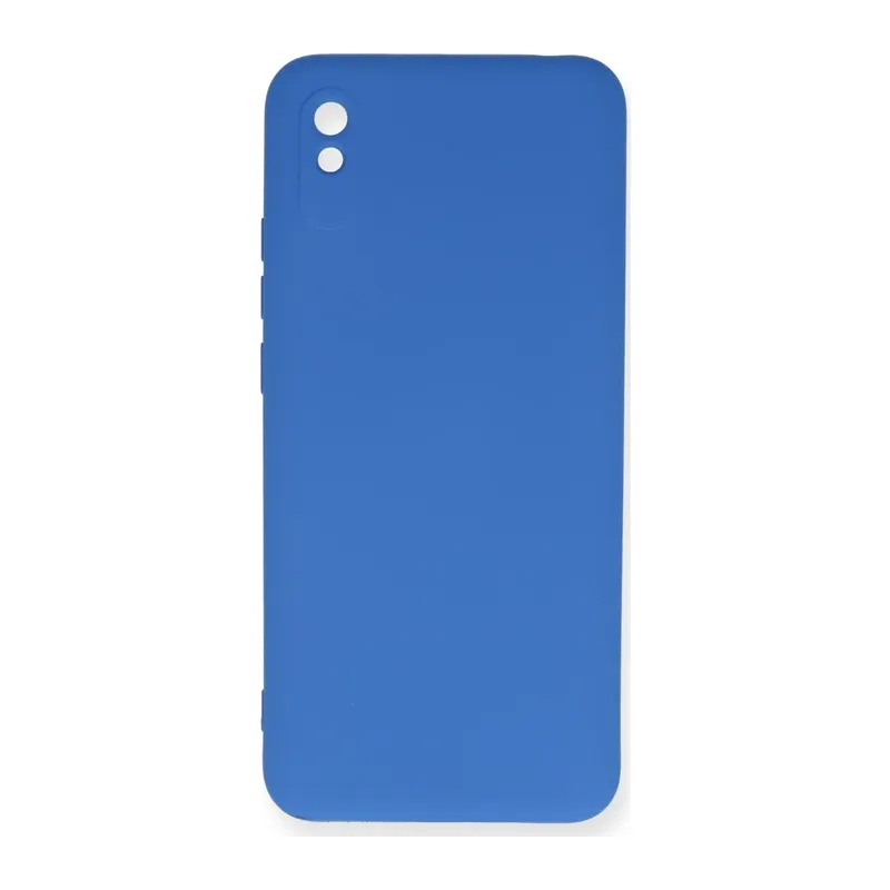 Redmi 9A Kılıf Nano içi Kadife Silikon - Mavi