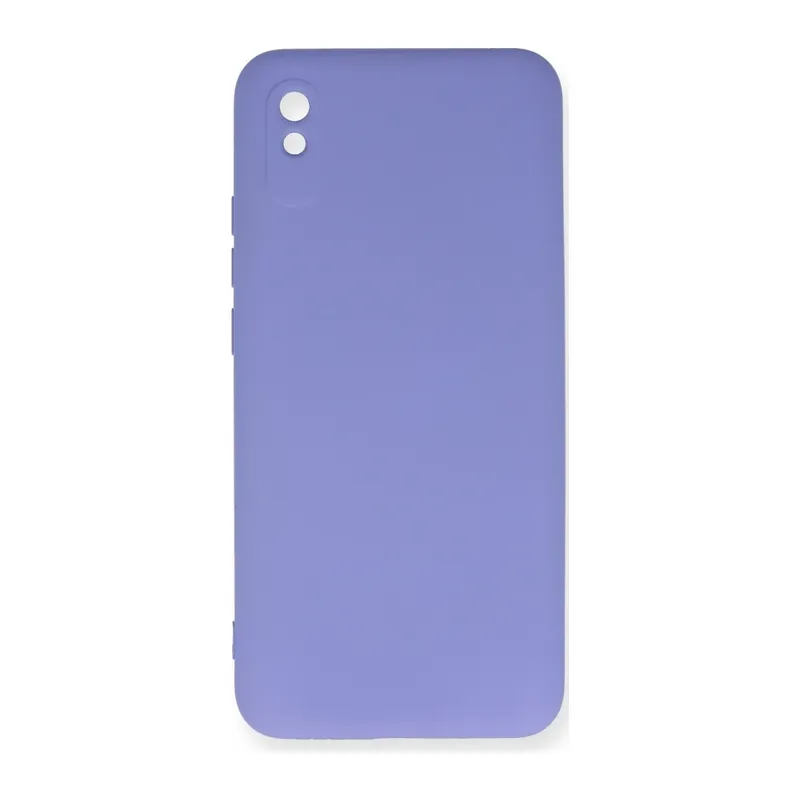Redmi 9A Kılıf Nano içi Kadife Silikon - Lila
