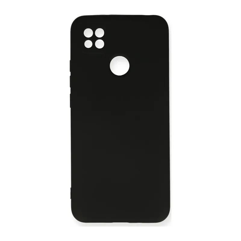Redmi 9C Kılıf Nano içi Kadife Silikon - Siyah