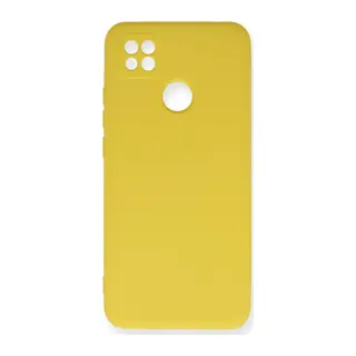 Redmi 9C Kılıf Nano içi Kadife Silikon - Sarı