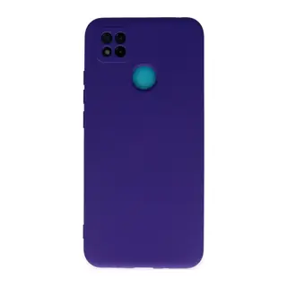 Redmi 9C Kılıf Nano içi Kadife Silikon - Mor