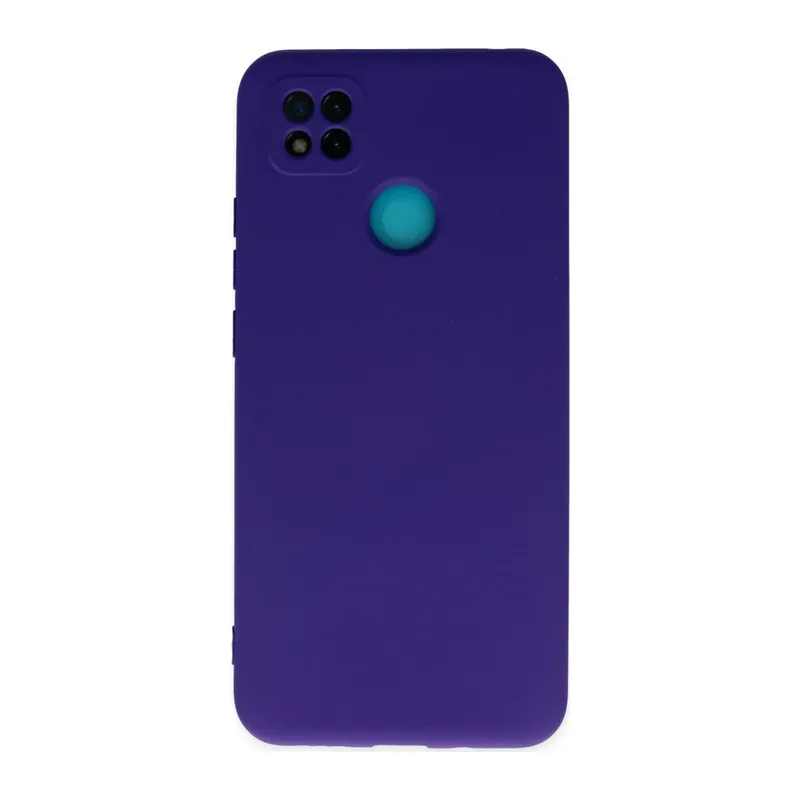 Redmi 9C Kılıf Nano içi Kadife Silikon - Mor