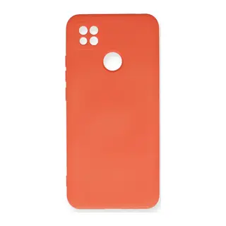 Redmi 9C Kılıf Nano içi Kadife Silikon - Turuncu