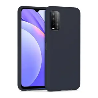 Redmi 9T Kılıf Nano içi Kadife Silikon - Siyah