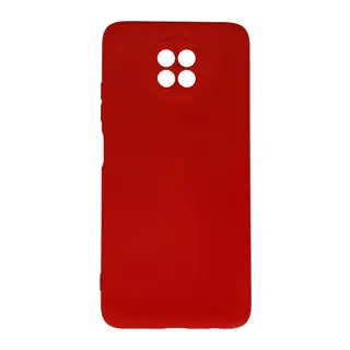 Redmi Note 9 5G Kılıf Nano içi Kadife Silikon - Kırmızı