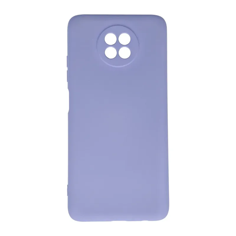 Redmi Note 9 5G Kılıf Nano içi Kadife Silikon - Lila