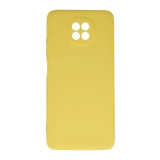 Redmi Note 9 5G Kılıf Nano içi Kadife Silikon - Sarı