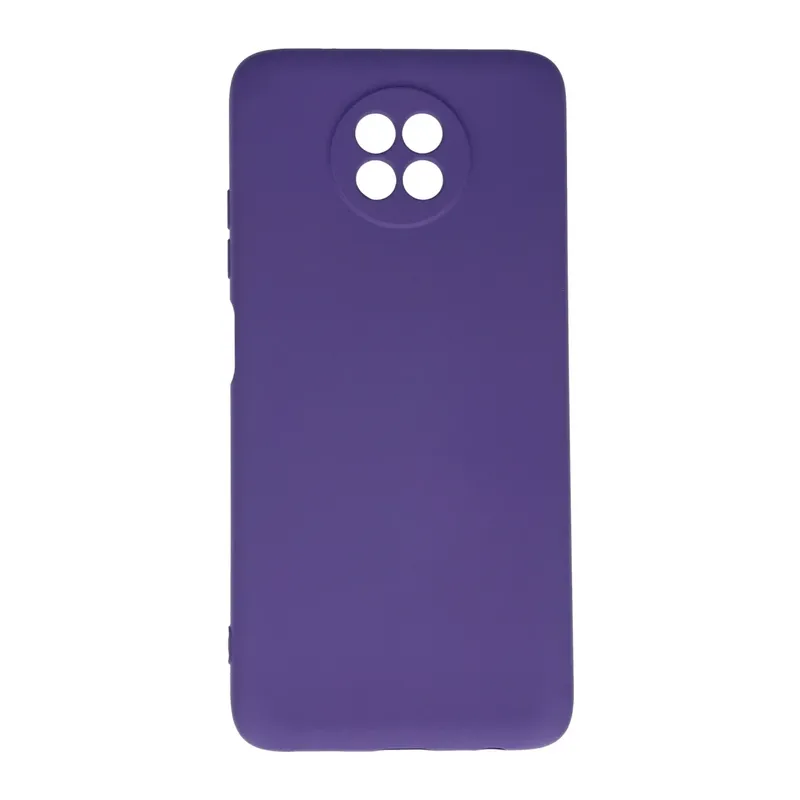 Redmi Note 9 5G Kılıf Nano içi Kadife Silikon - Mor