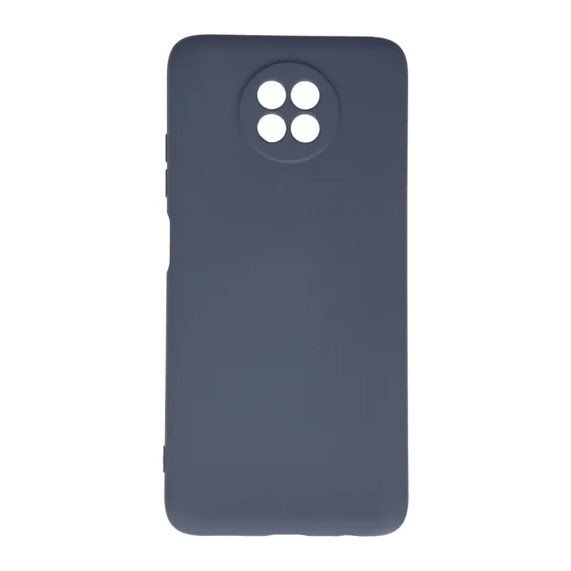 Redmi Note 9 5G Kılıf Nano içi Kadife Silikon - Gri