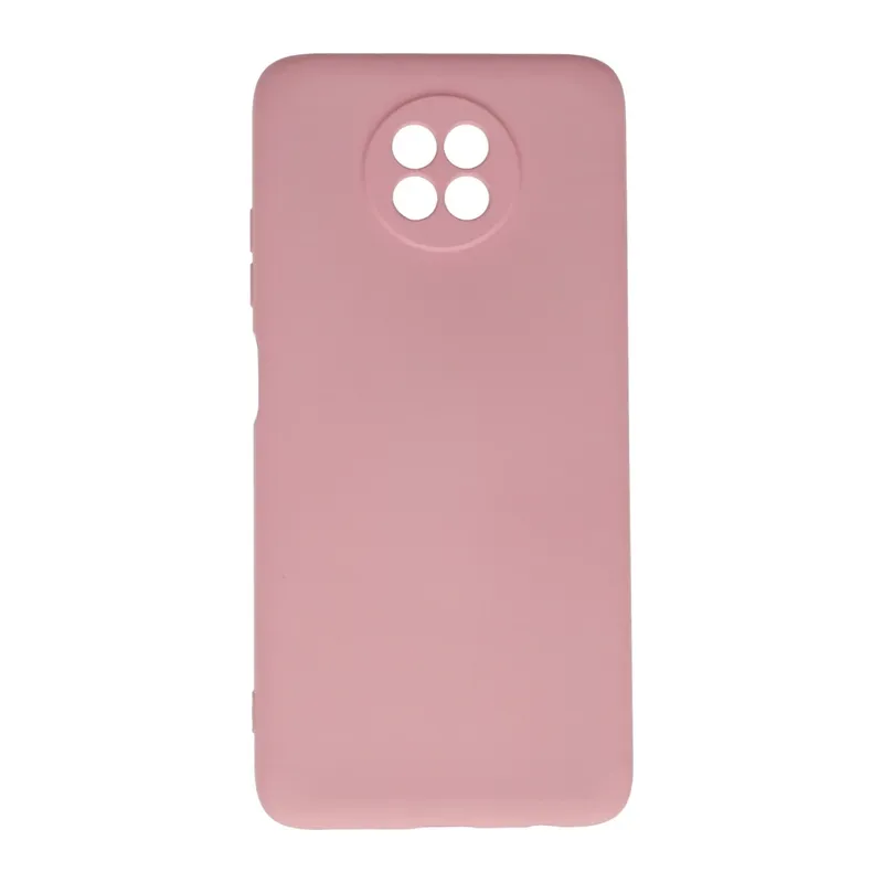 Redmi Note 9 5G Kılıf Nano içi Kadife Silikon - Pembe