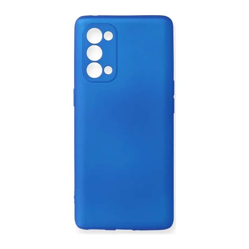 Reno 5 Pro Kılıf First Silikon - Mavi