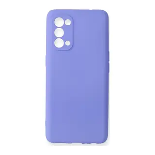 Reno 5 Kılıf First Silikon - Lila