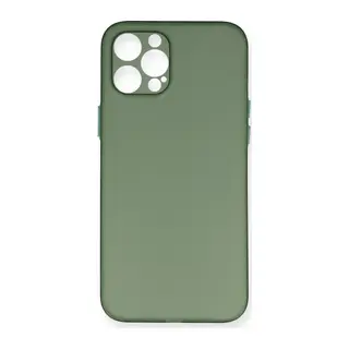iPhone 12 Pro Kılıf PP Ultra İnce Kapak - Yeşil