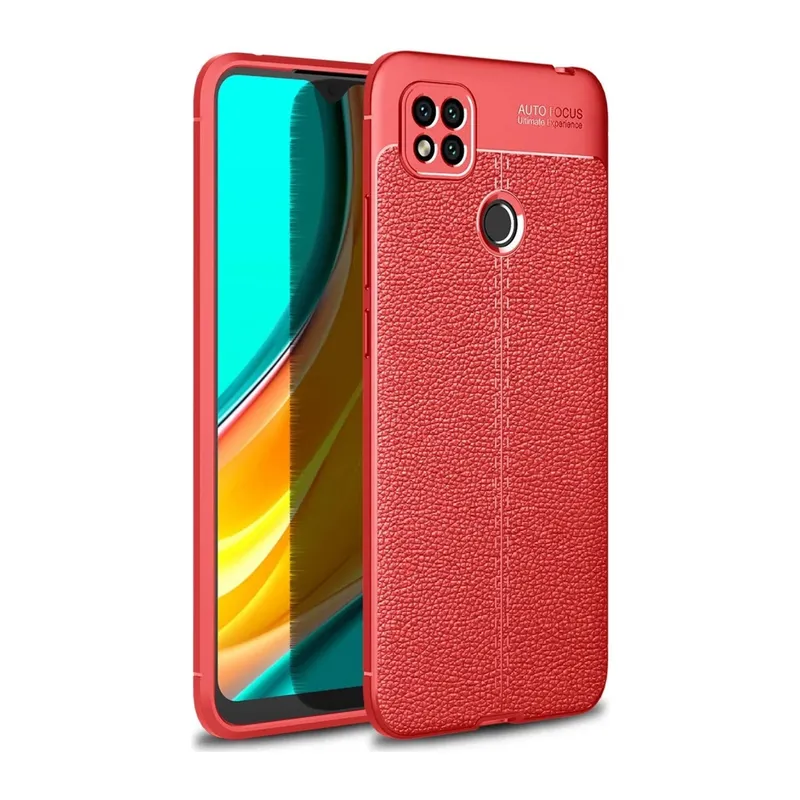 Redmi 9C Kılıf Auto Focus Kapak - Kırmızı