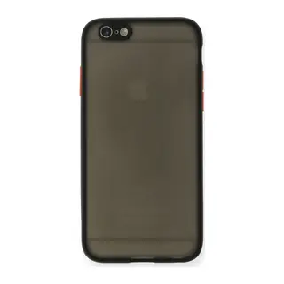 iPhone 6 Kılıf Montreal Silikon Kapak - Siyah