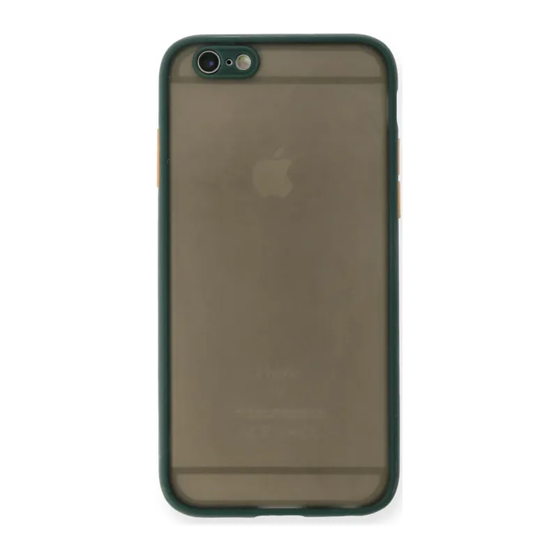 iPhone 6 Kılıf Montreal Silikon Kapak - Yeşil