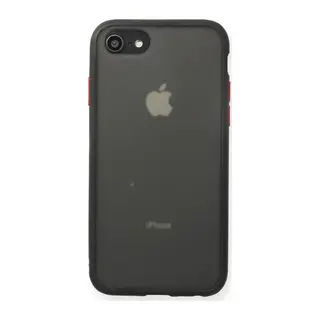 iPhone 7 Kılıf Montreal Silikon Kapak - Siyah