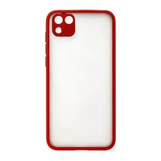 Huawei Y5P Kılıf Montreal Silikon Kapak - Kırmızı