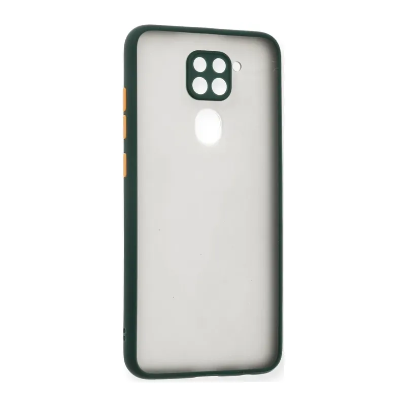 Redmi Note 9 Kılıf Montreal Silikon Kapak - Yeşil