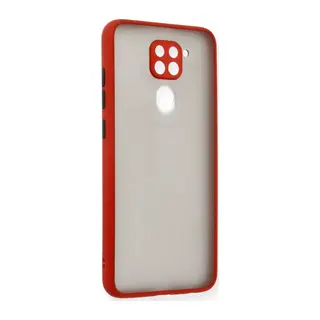 Redmi Note 9 Kılıf Montreal Silikon Kapak - Kırmızı