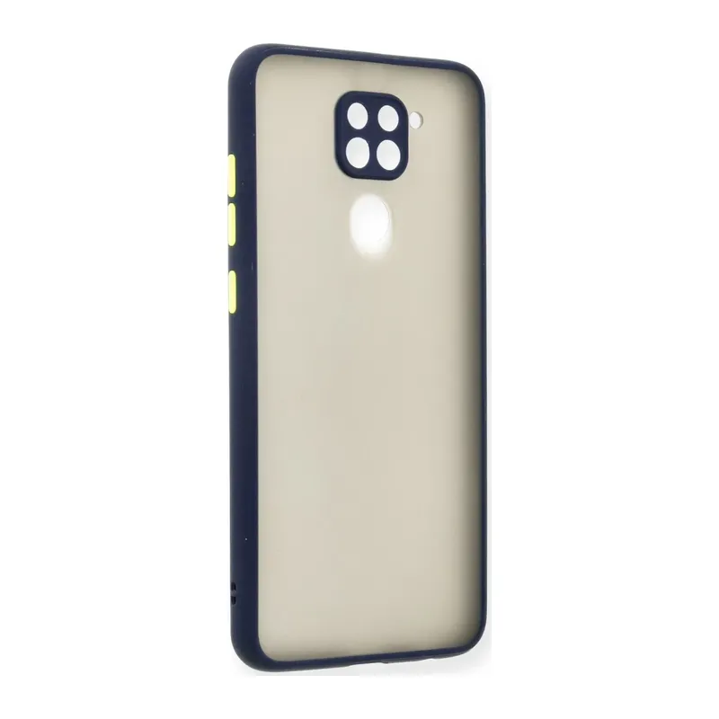 Redmi Note 9 Kılıf Montreal Silikon Kapak - Lacivert
