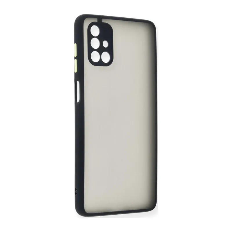 Samsung Galaxy M51 Kılıf Montreal Silikon Kapak - Lacivert