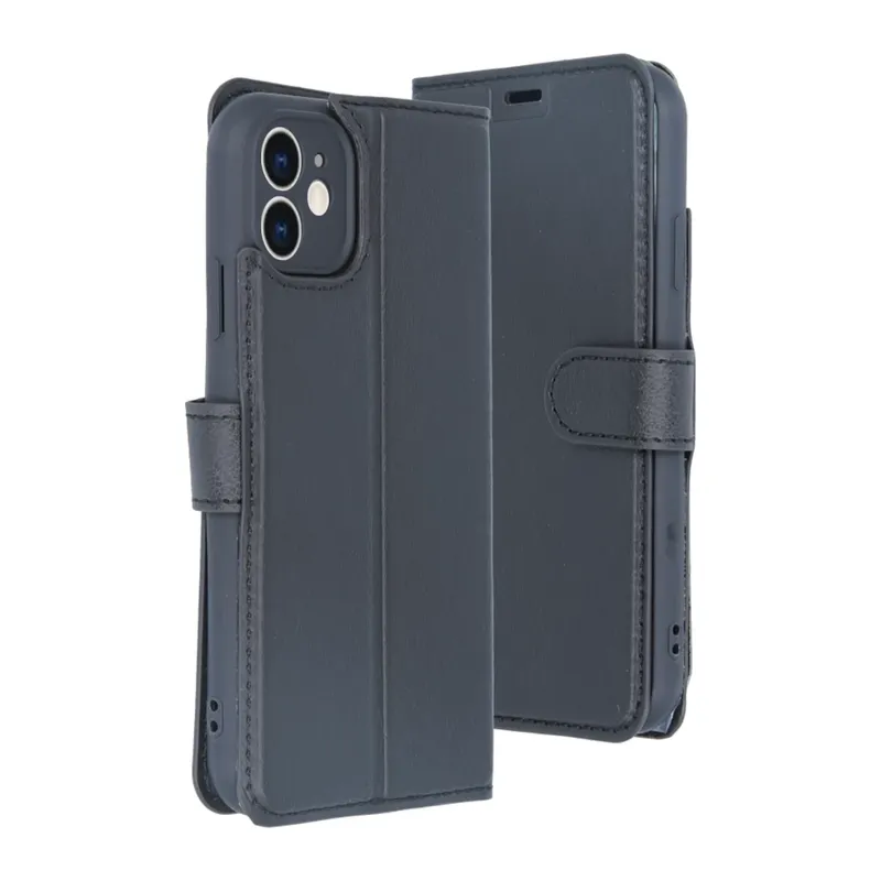 iPhone 11 Kılıf Trend S Plus Kapaklı Kılıf - Siyah