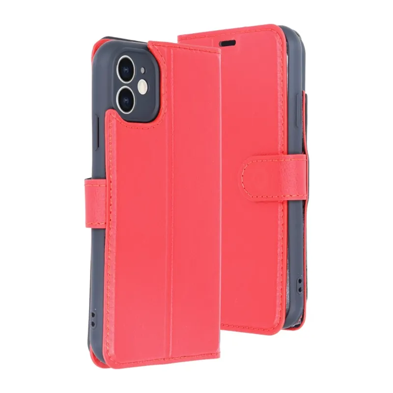 iPhone 11 Kılıf Trend S Plus Kapaklı Kılıf - Kırmızı