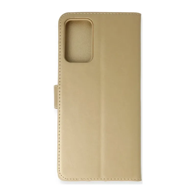 Samsung Galaxy Note 20 Kılıf Trend S Plus Kapaklı Kılıf - Gold