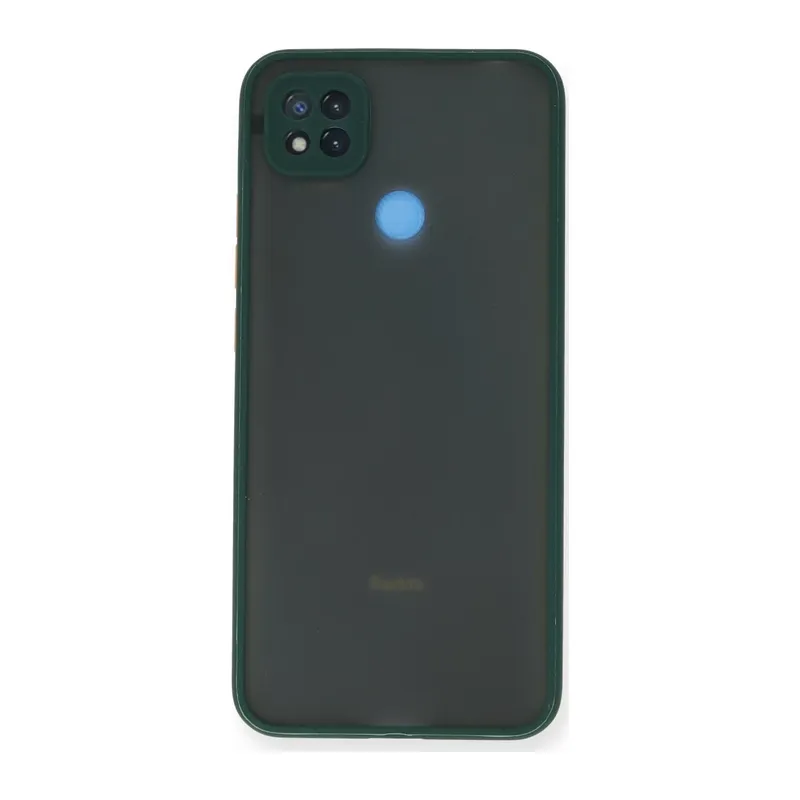 Redmi 9C Kılıf Montreal Silikon Kapak - Yeşil