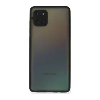 Samsung Galaxy A81 / Note 10 Lite Kılıf Montreal Silikon Kapak - Siyah