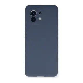 Mi 11 Kılıf Nano içi Kadife Silikon - Gri