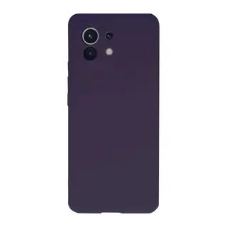 Mi 11 Kılıf Nano içi Kadife Silikon - Mor