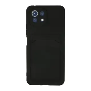 Mi 11 Kılıf Kelvin Kartvizitli Silikon - Siyah