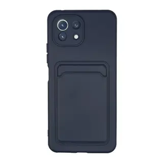 Mi 11 Kılıf Kelvin Kartvizitli Silikon - Lacivert