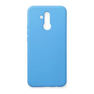 Huawei Mate 20 Lite Kılıf Nano içi Kadife Silikon - Mavi