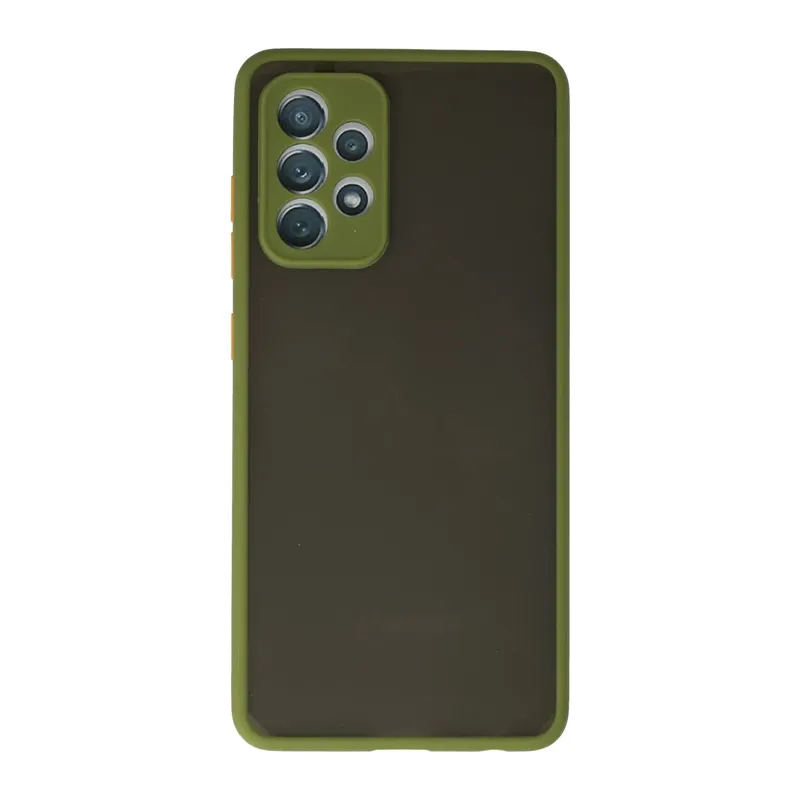 Samsung Galaxy A72 Kılıf Montreal Silikon Kapak - Yeşil