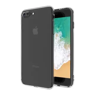 iPhone 8 Plus Kılıf Deluxe 2mm Şeffaf Silikon