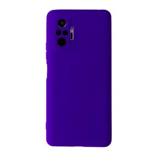 Redmi Note 10 Pro Kılıf Nano içi Kadife Silikon - Mor