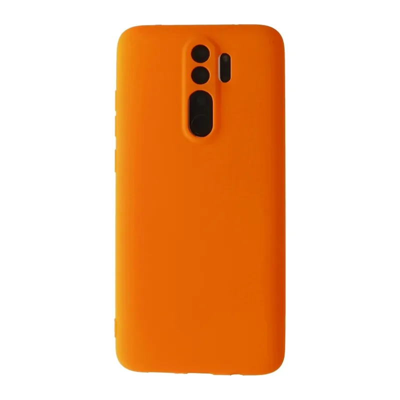Redmi Note 8 Pro Kılıf First Silikon - Turuncu