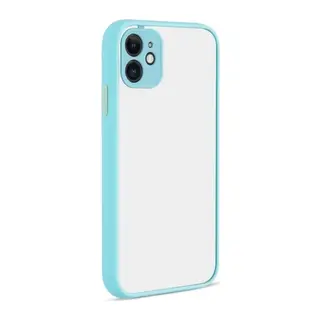 iPhone 12 Kılıf Montreal Silikon Kapak - Turkuaz