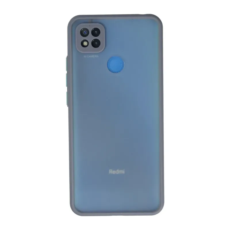 Redmi 9C Kılıf Montreal Silikon Kapak - Gri