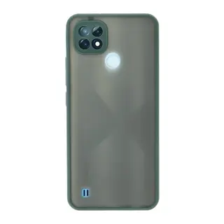 Realme C21 Kılıf Montreal Silikon Kapak - Yeşil