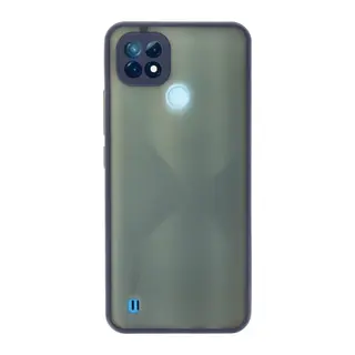 Realme C21 Kılıf Montreal Silikon Kapak - Lacivert