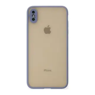 iPhone XS Max Kılıf Montreal Silikon Kapak - Gri